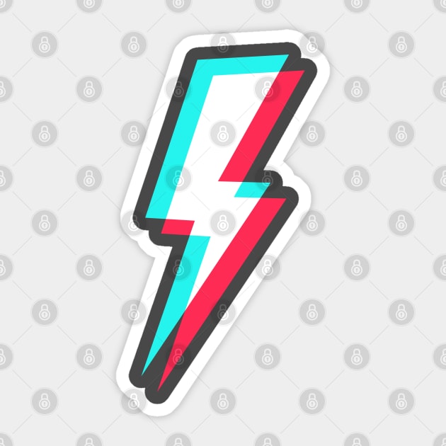 Flash Bolt Sticker by Happy Lime